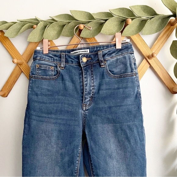 Garden of Angels Straight Leg High Rise Cropped Jeans - Picture 2 of 7